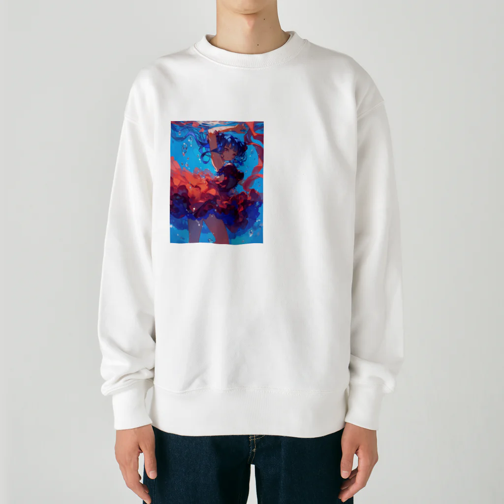 AQUAMETAVERSEの海の中の美ボディ　ラフルール　1859 Heavyweight Crew Neck Sweatshirt