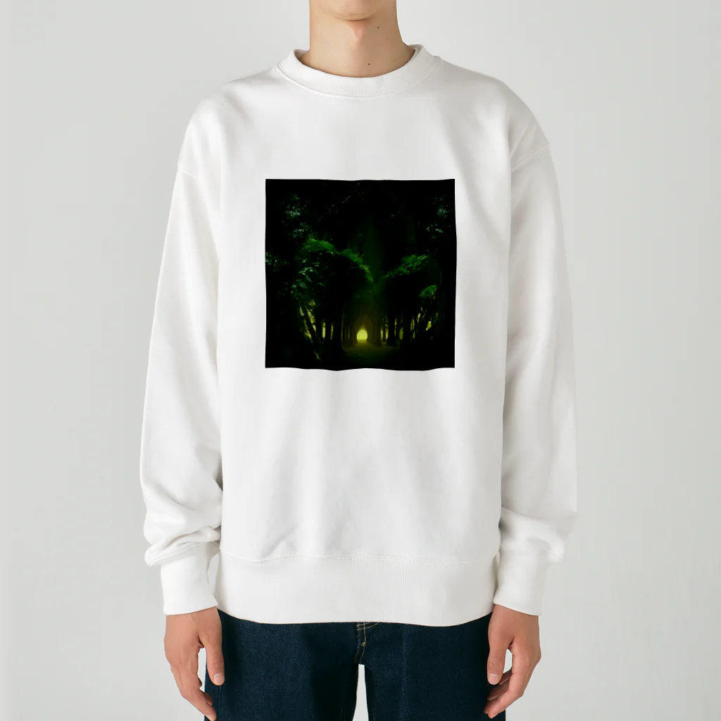 million-mindの異世界へと続く森 Heavyweight Crew Neck Sweatshirt