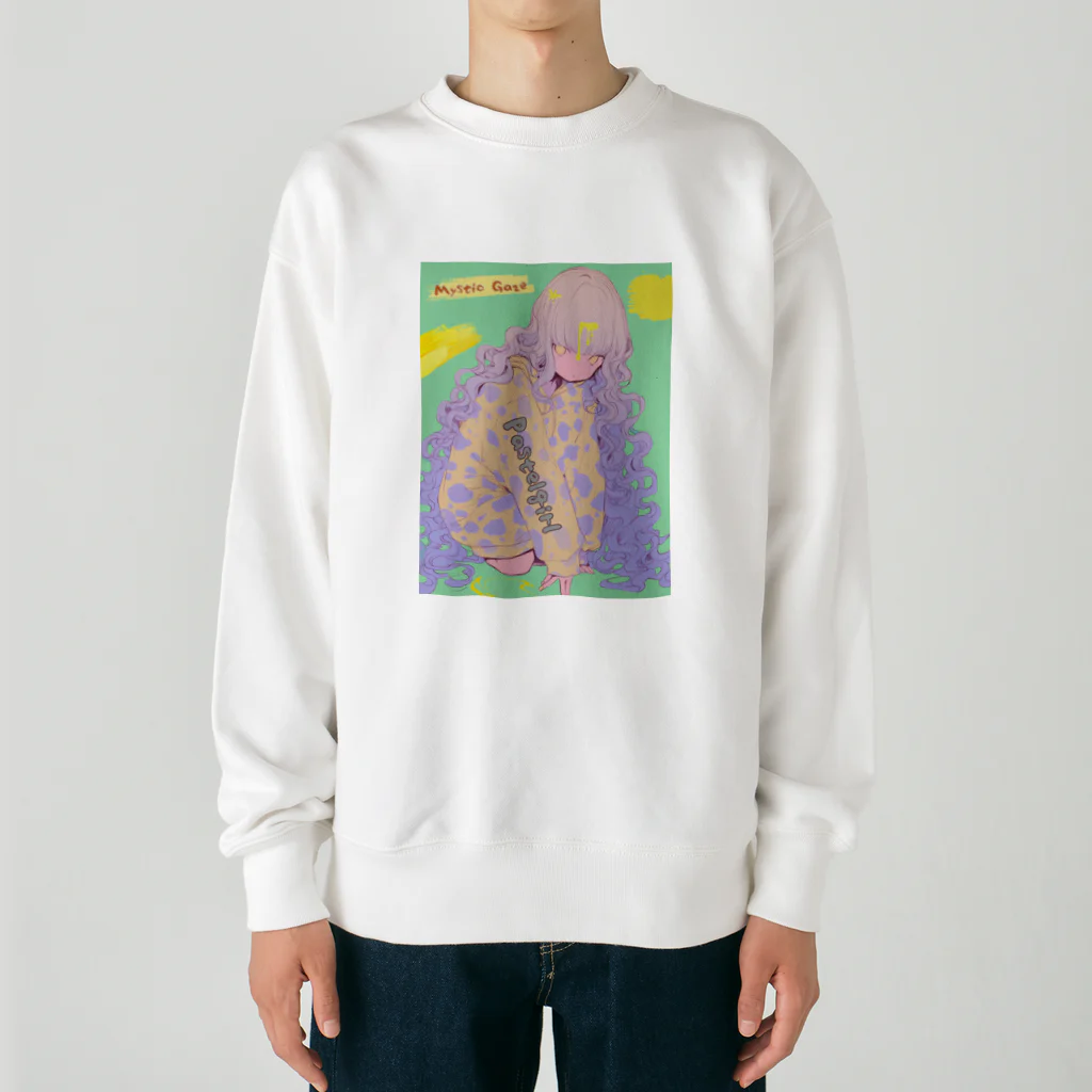 じょいちぃのPastel girl「パステルガール」 Heavyweight Crew Neck Sweatshirt