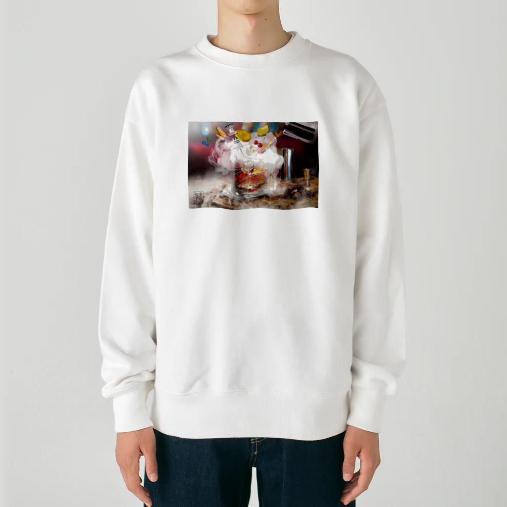 KILIKOStudiosの東京切子ロックグラス Heavyweight Crew Neck Sweatshirt