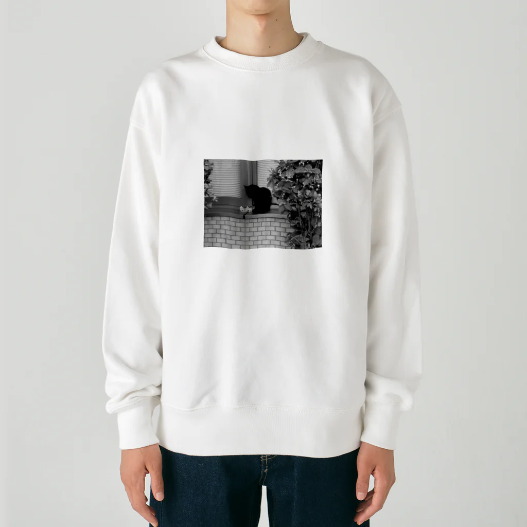 umi13のcat and the house Heavyweight Crew Neck Sweatshirt