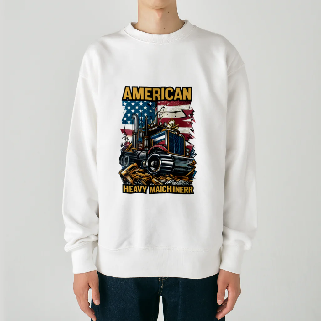 CYBER ARTの重機 Heavyweight Crew Neck Sweatshirt