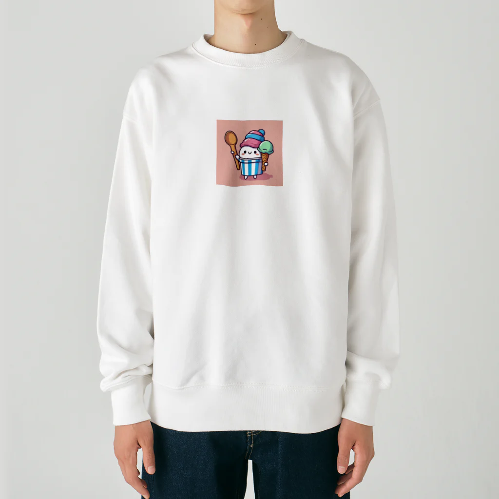 たくみのグッズ販売のアイスクリーム大好きちゃん Heavyweight Crew Neck Sweatshirt