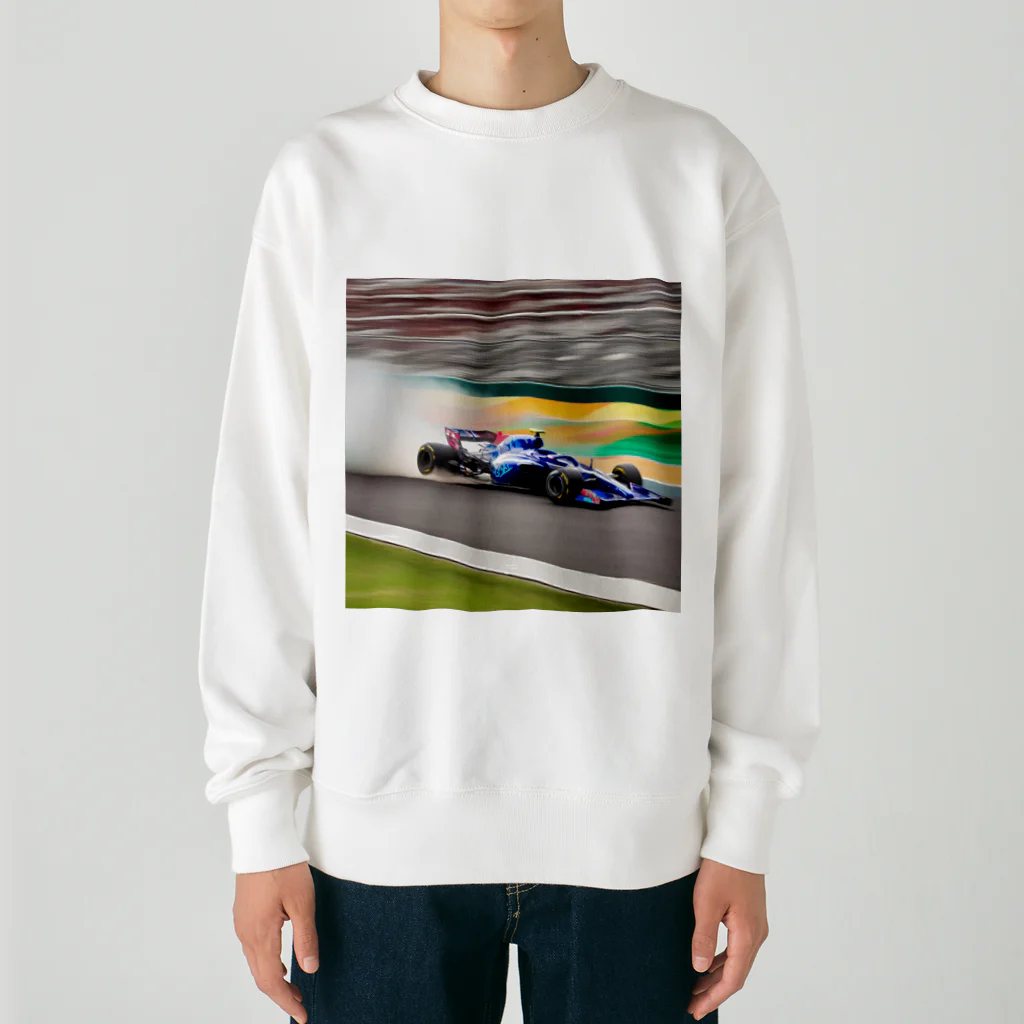 the blue seasonのスピードの彩り - F1レーシング Heavyweight Crew Neck Sweatshirt