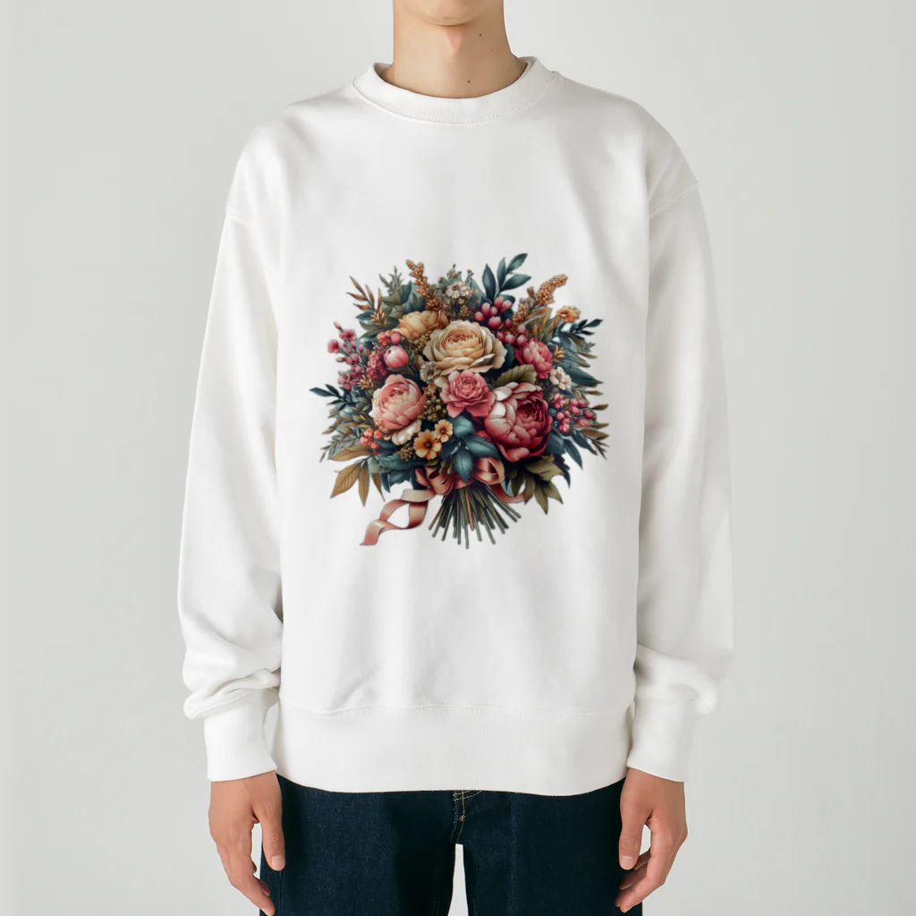 riotriffs_punksの花束 Heavyweight Crew Neck Sweatshirt