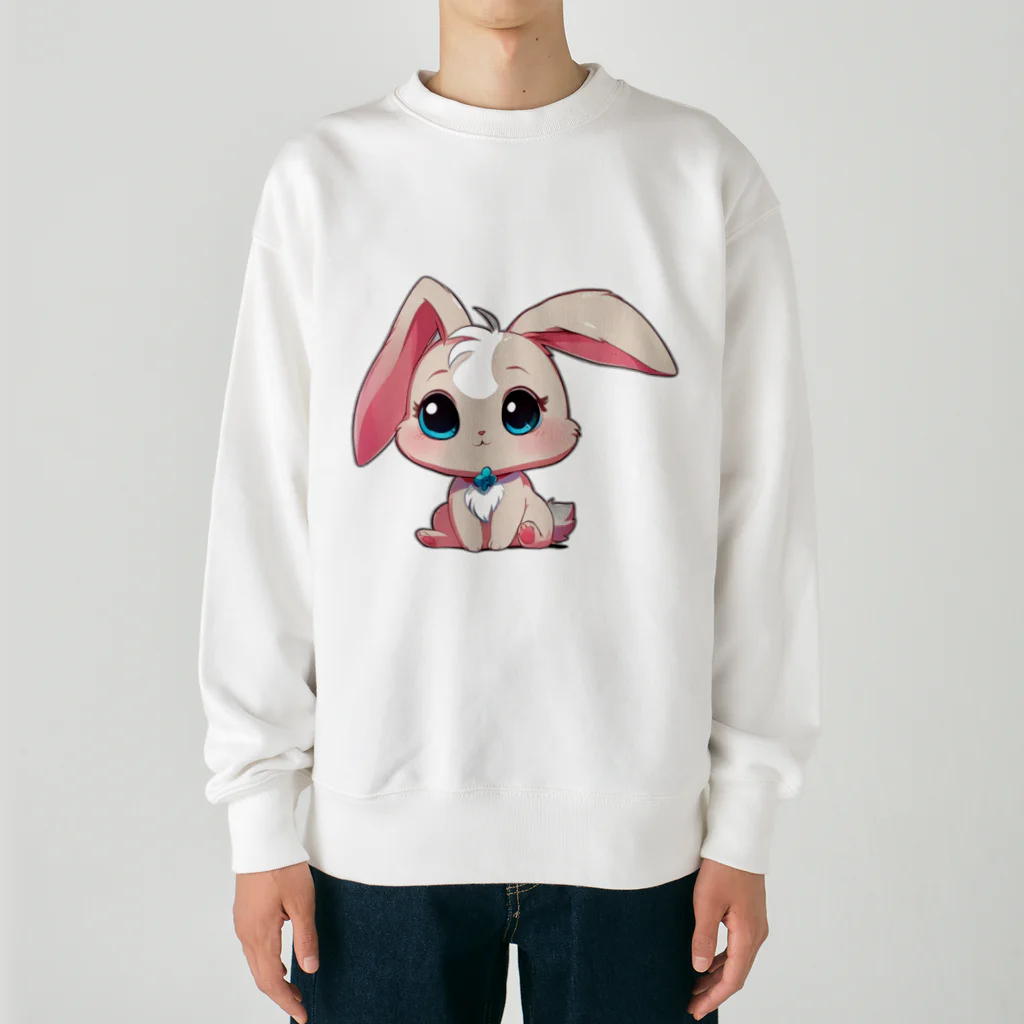 ちょっといいSHOPのちびアニマル（うさぎ） Heavyweight Crew Neck Sweatshirt