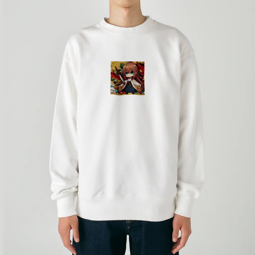 klkの武士 Heavyweight Crew Neck Sweatshirt