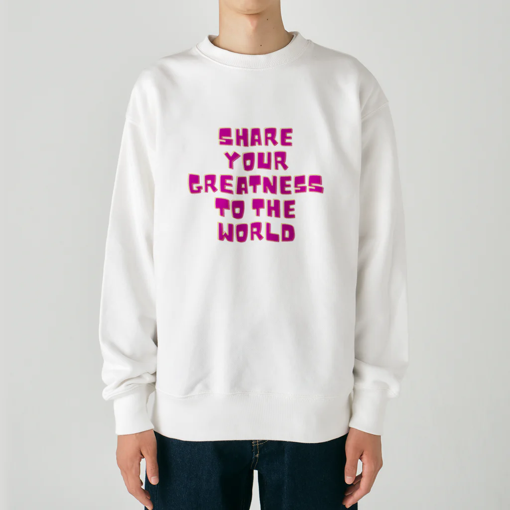 The Alburos & Co.のShare your Greatness to the World  ヘビーウェイトスウェット