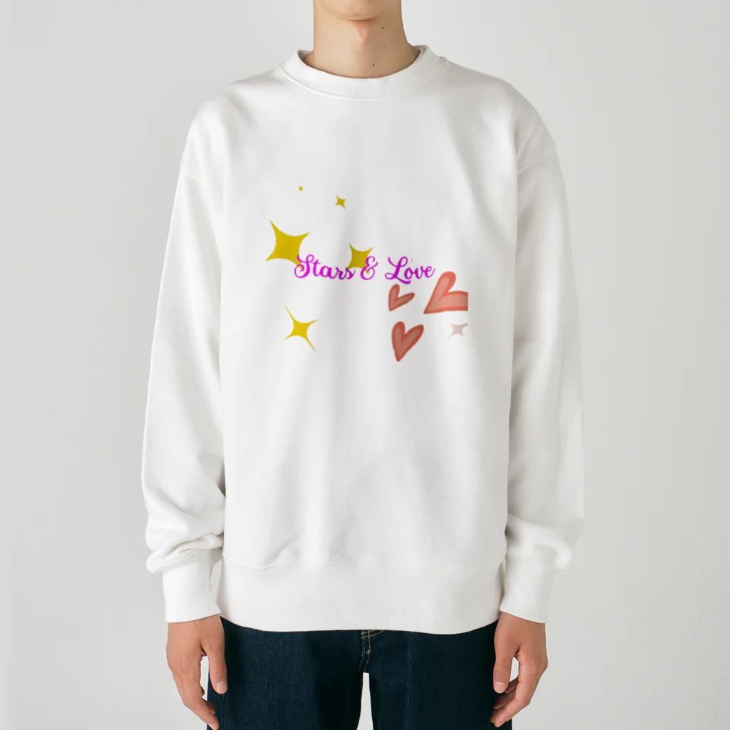 あすたんしょっぷのかわいいロゴふちなしver. Heavyweight Crew Neck Sweatshirt