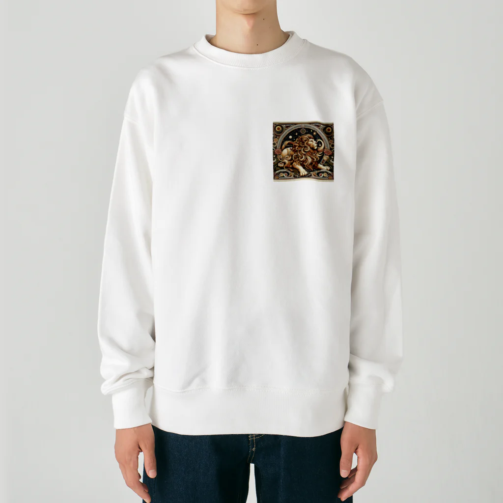 tsukino-utenaの星めぐり《Leo・獅子座》 Heavyweight Crew Neck Sweatshirt