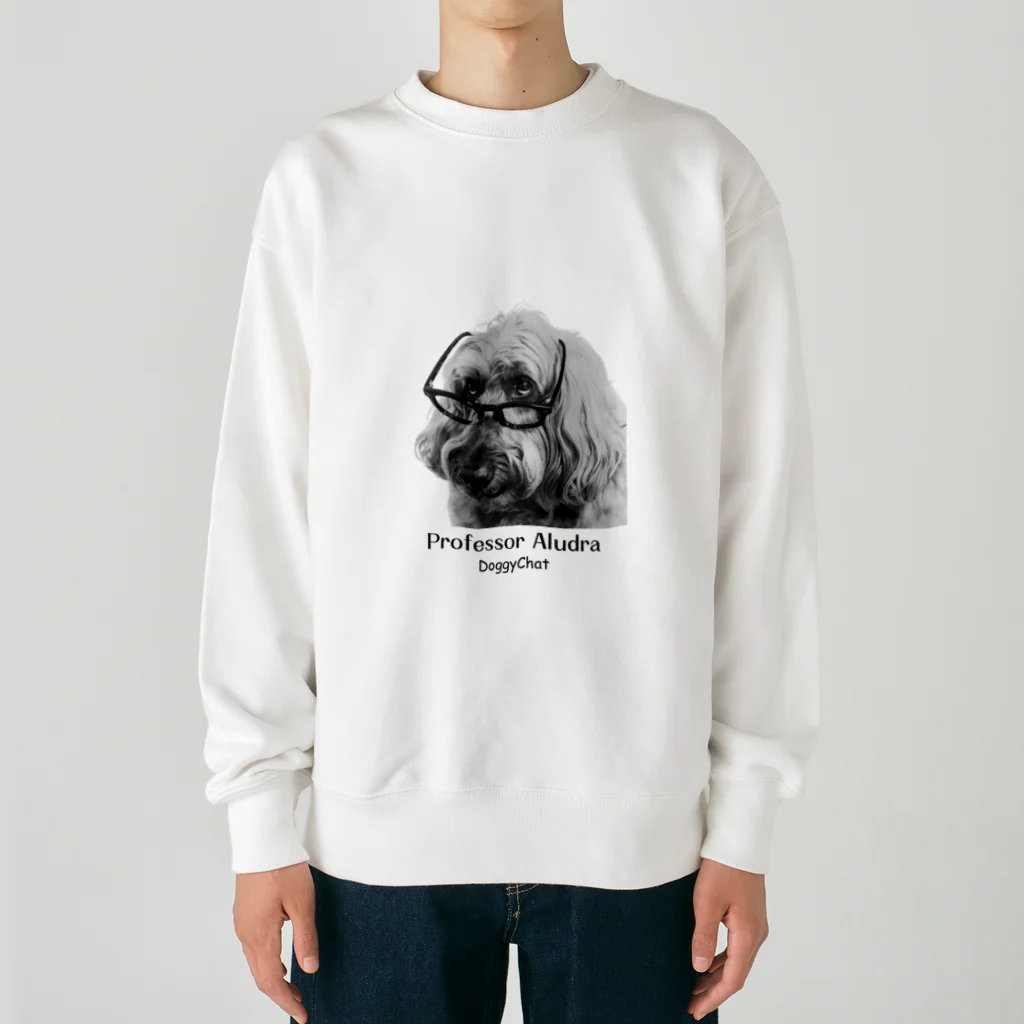 DoggyChatのアルドラ教授 Heavyweight Crew Neck Sweatshirt