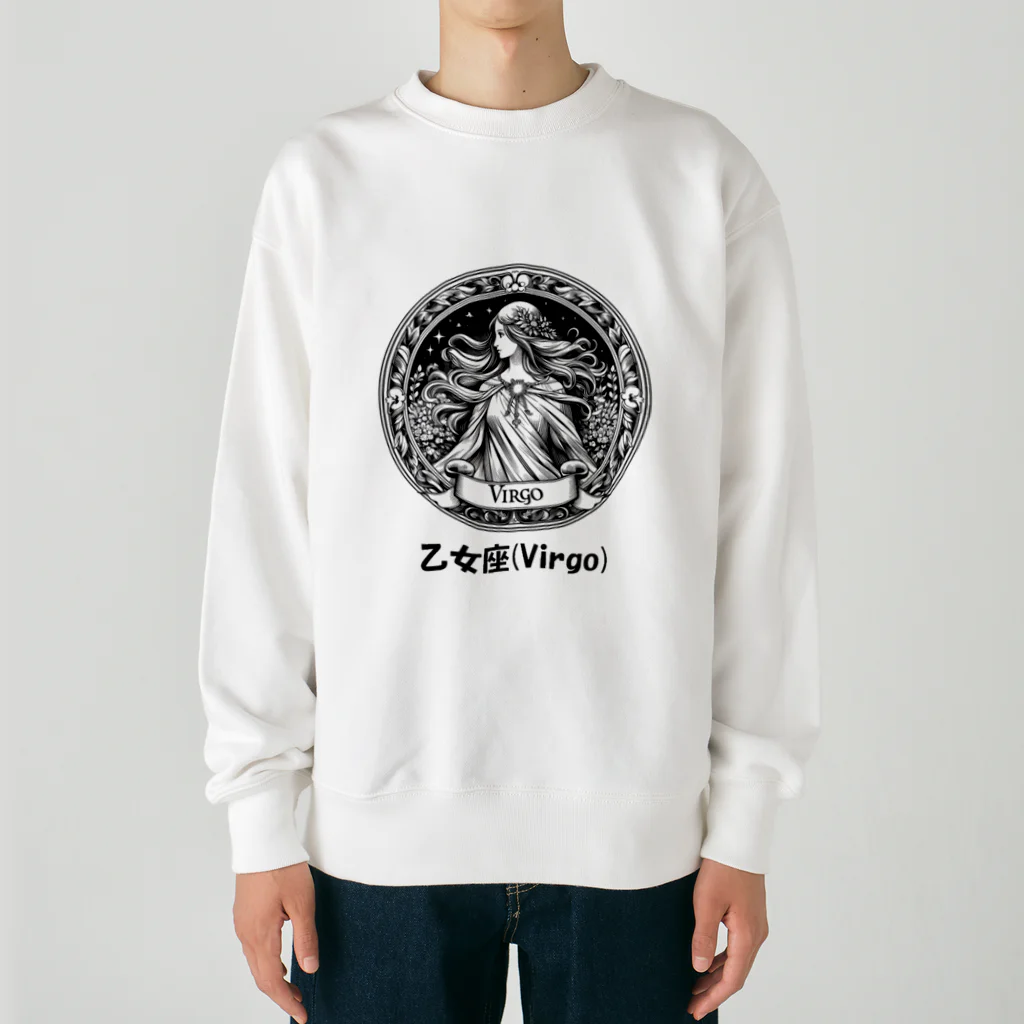 keystoneの乙女座(Virgo) Heavyweight Crew Neck Sweatshirt