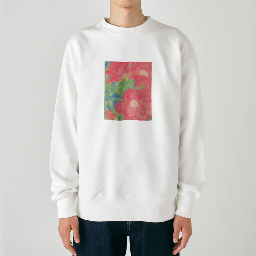 つぎのノックアウト　ばら Heavyweight Crew Neck Sweatshirt