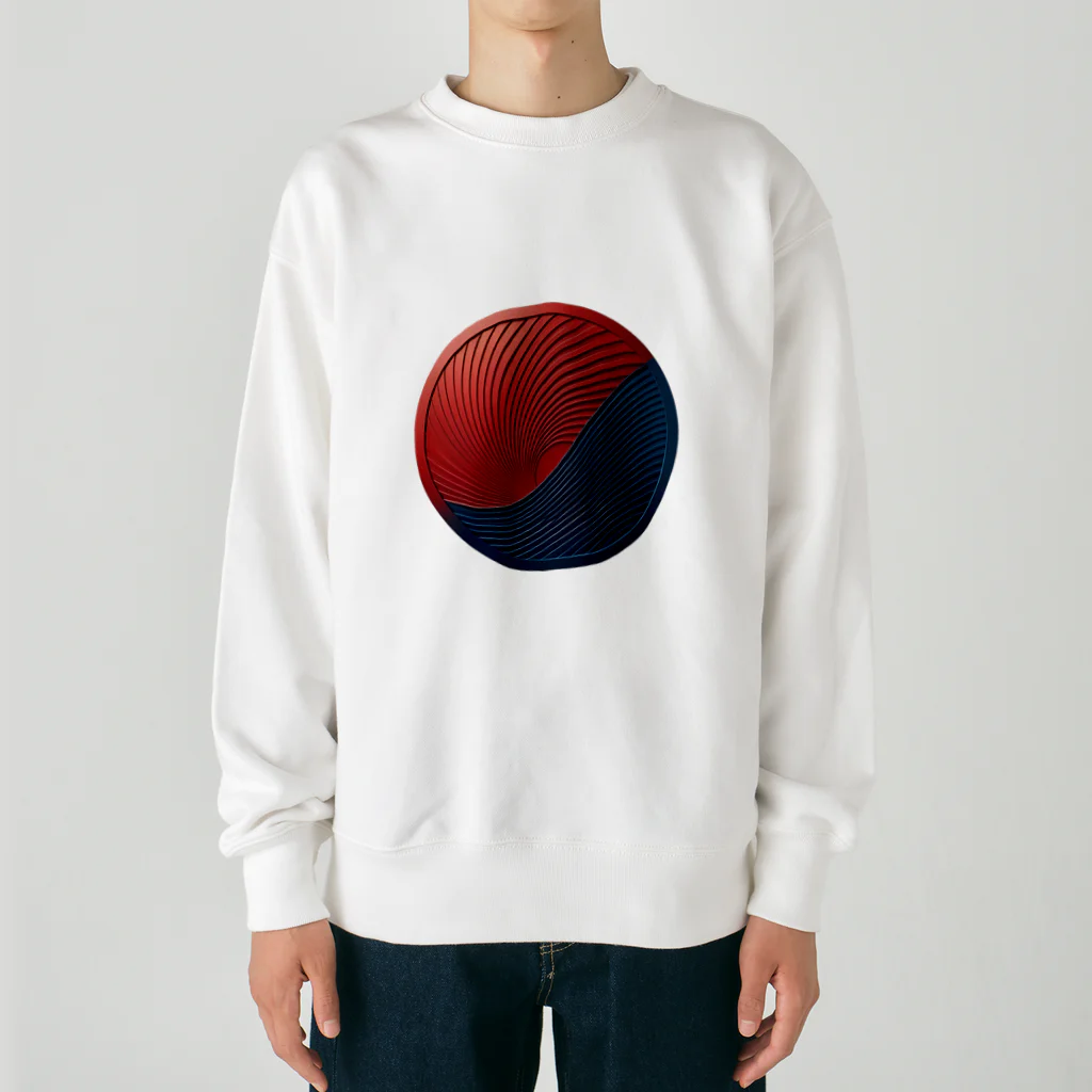 shoxxの赤青転生オーラ集中 Heavyweight Crew Neck Sweatshirt