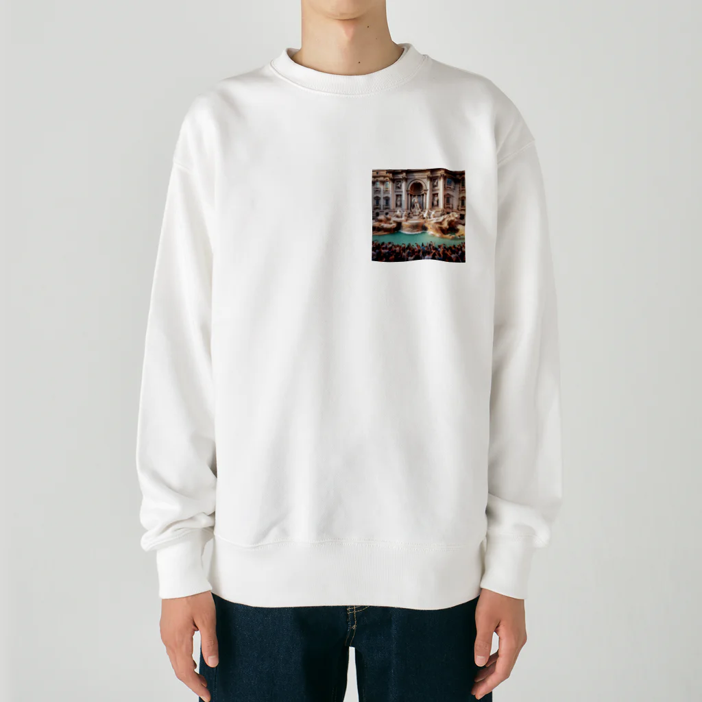 うりこみ屋のトレビの泉 Heavyweight Crew Neck Sweatshirt