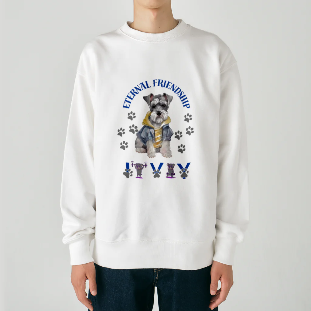 ivybloonの美意識高めのシュナウザー Heavyweight Crew Neck Sweatshirt