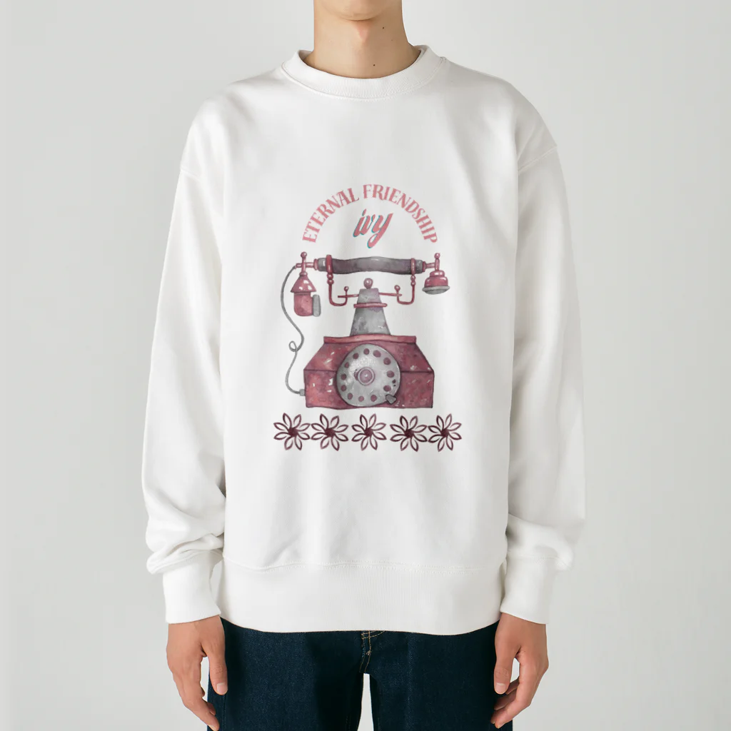 ivybloonのおしゃれテレフォン Heavyweight Crew Neck Sweatshirt