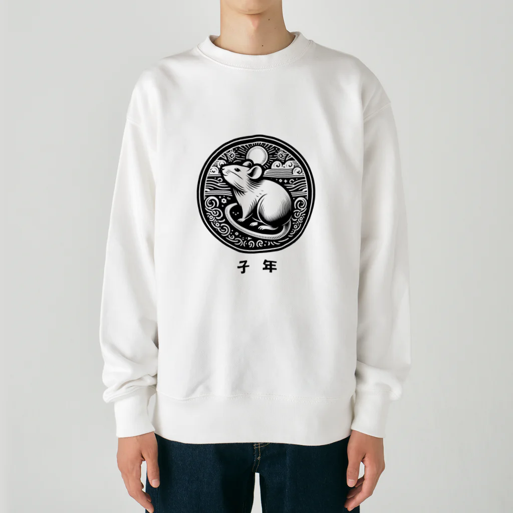 keystoneの子年 Heavyweight Crew Neck Sweatshirt