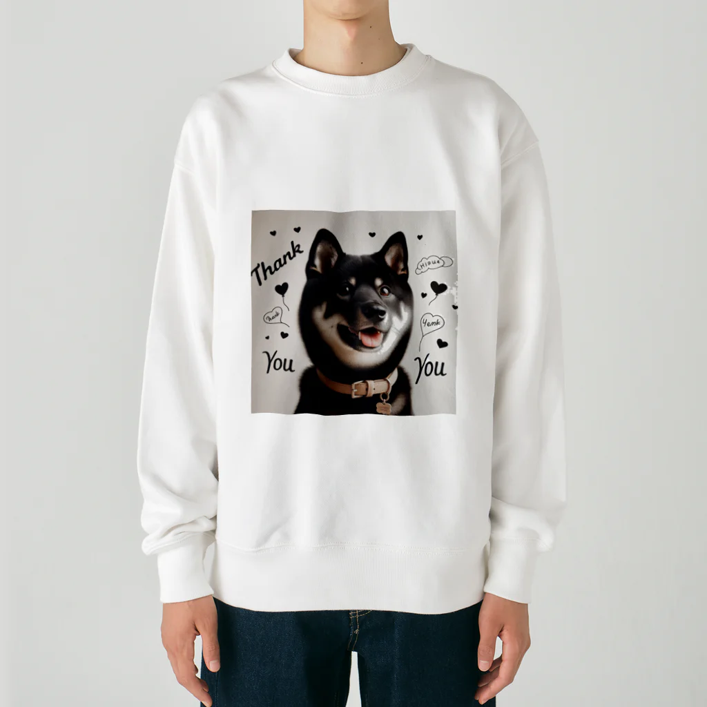 ANTARESの柴犬とありがとう Heavyweight Crew Neck Sweatshirt