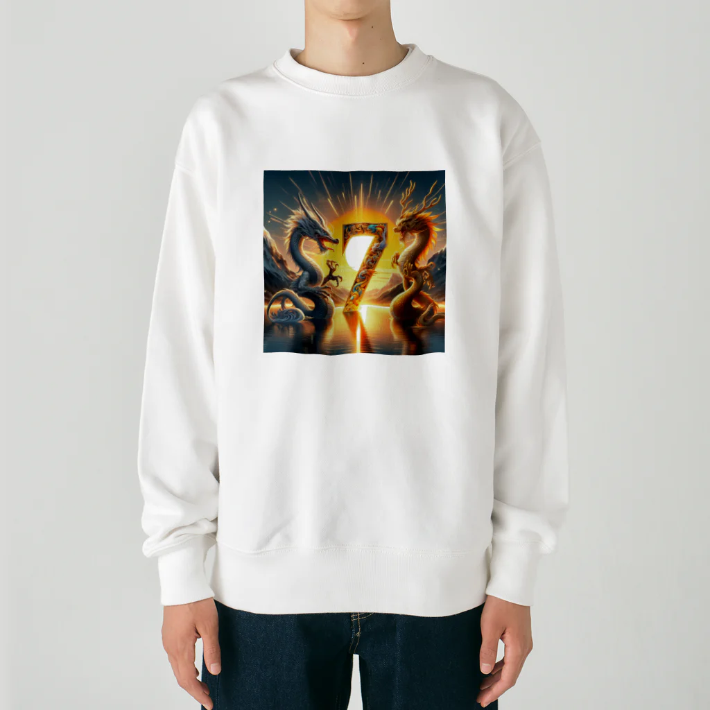 29 dragonのdrgonnumeber7 Heavyweight Crew Neck Sweatshirt