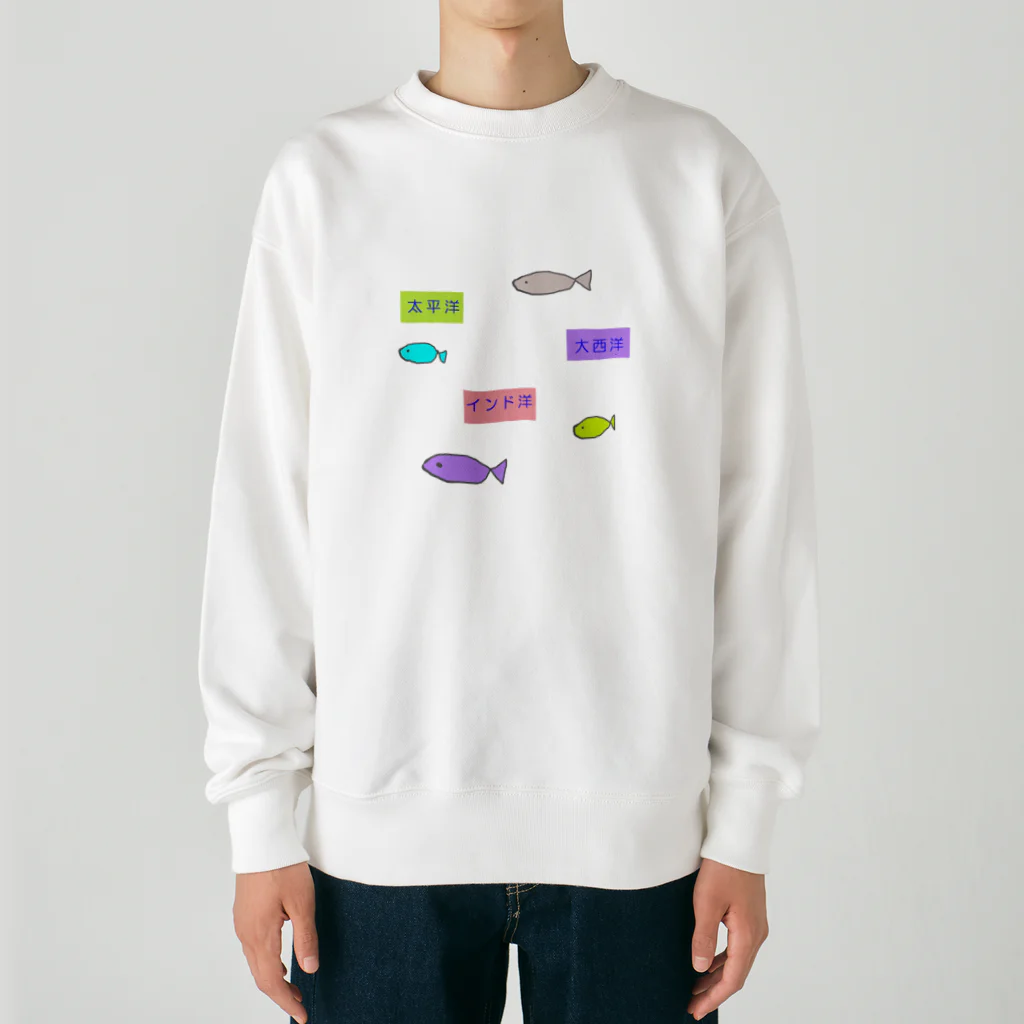 noiSutoaの海洋 Heavyweight Crew Neck Sweatshirt