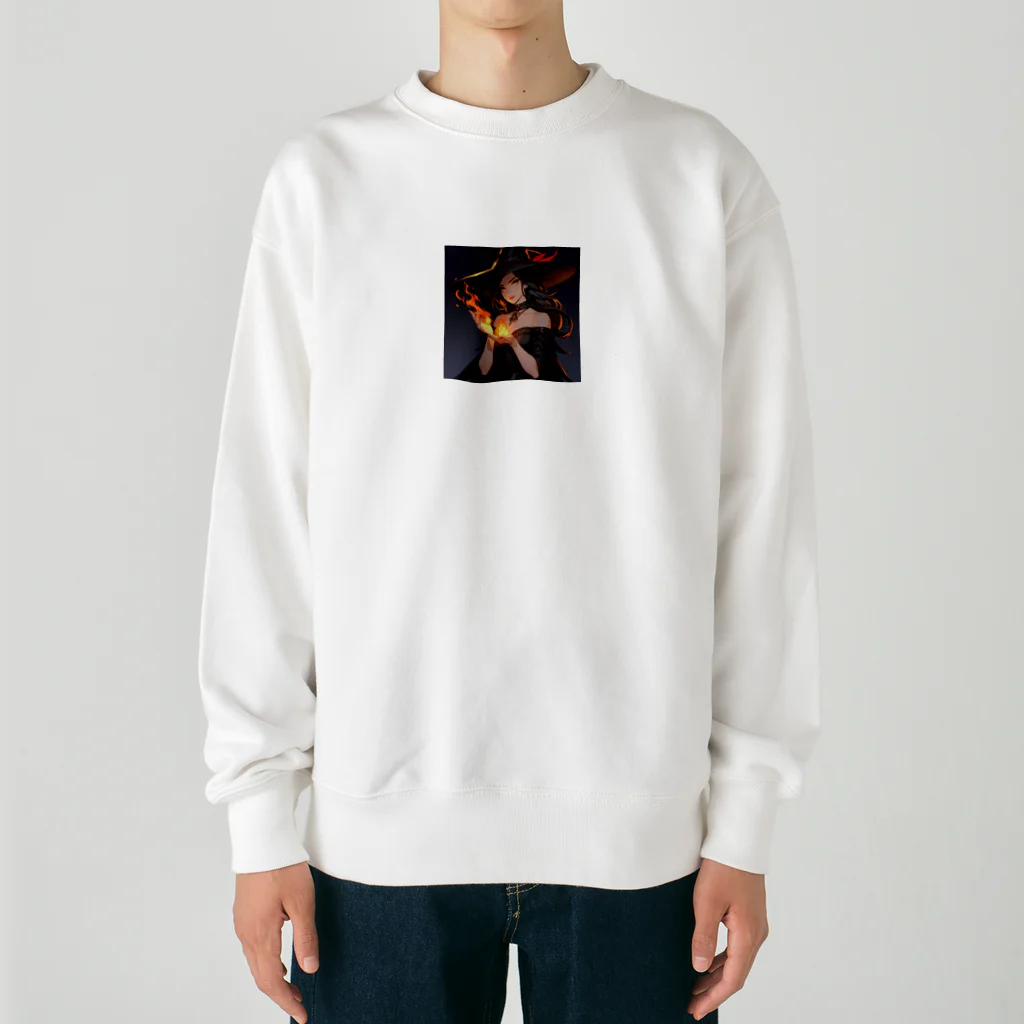 imoimo2022の魔女 Heavyweight Crew Neck Sweatshirt