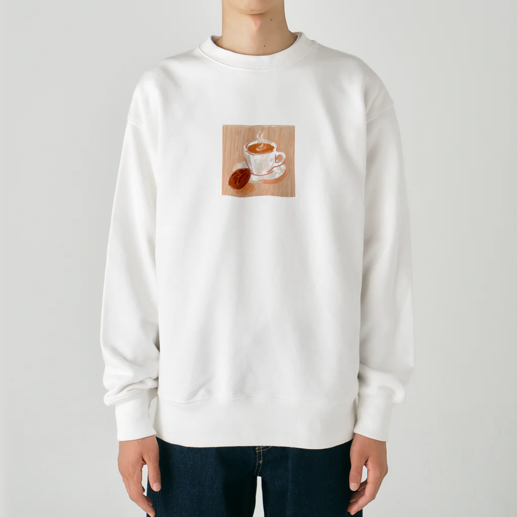 Sikisiyoのレトロ風なコーヒーイラストグッズ Heavyweight Crew Neck Sweatshirt