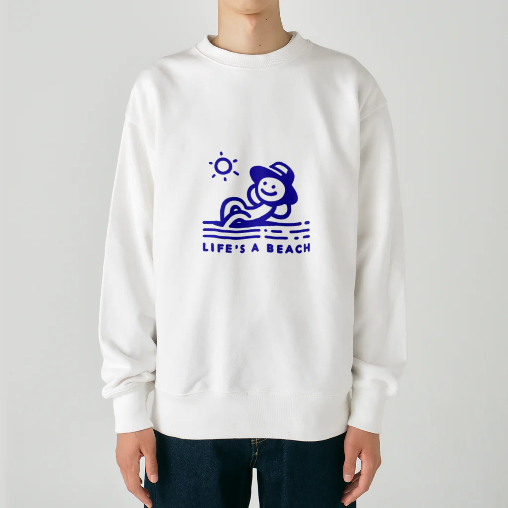 MelonpalanのびーちManのグッズ Heavyweight Crew Neck Sweatshirt