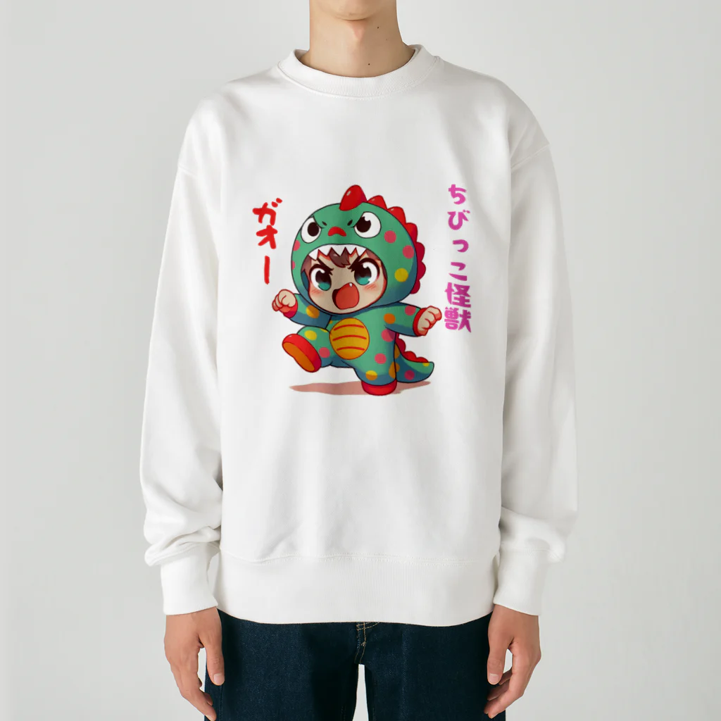 snow-birdのちびっこ怪獣 Heavyweight Crew Neck Sweatshirt