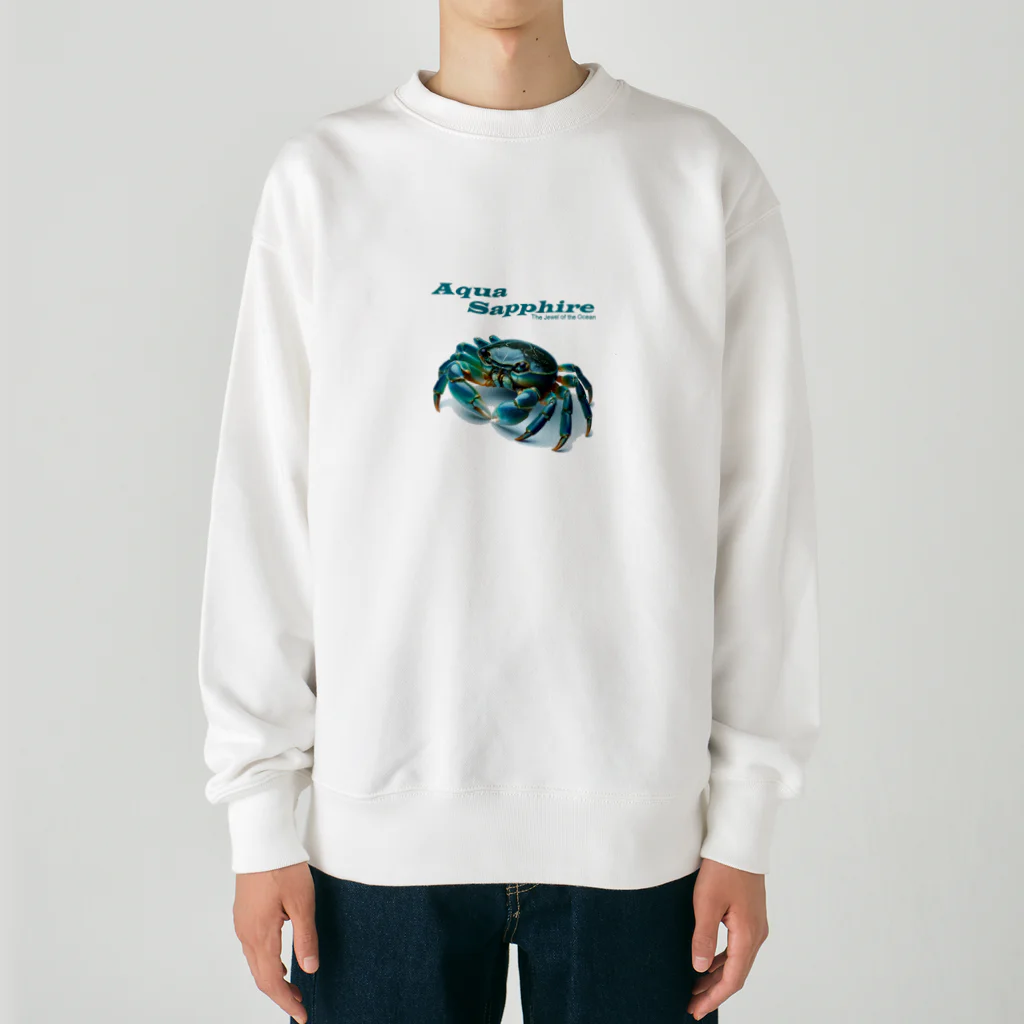 MatrixSphereのAqua Sapphire Heavyweight Crew Neck Sweatshirt