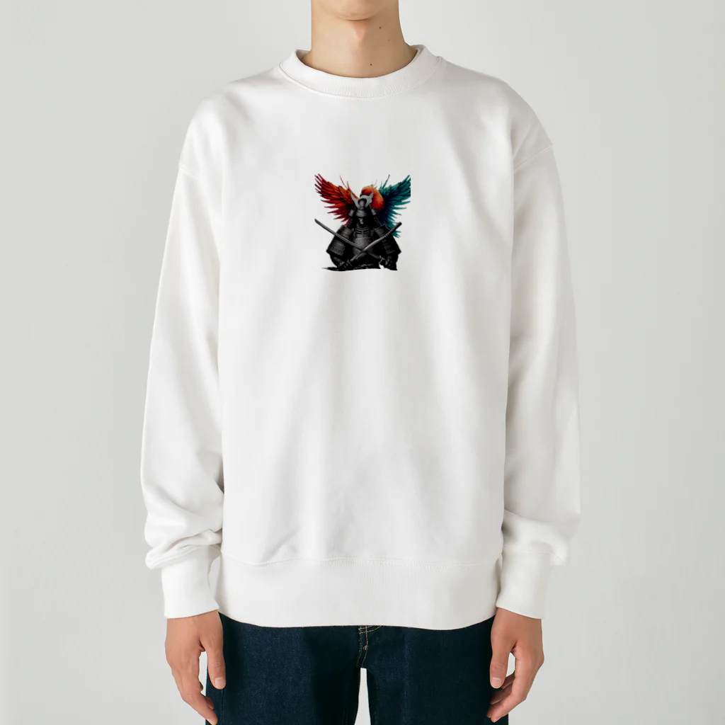 HECreaterの不死鳥と武士 Heavyweight Crew Neck Sweatshirt