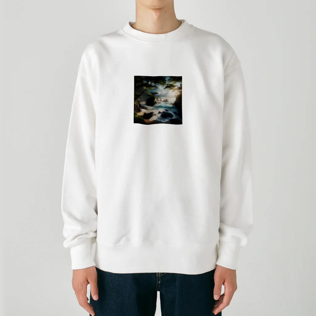 _marine_の一人の時間 Heavyweight Crew Neck Sweatshirt