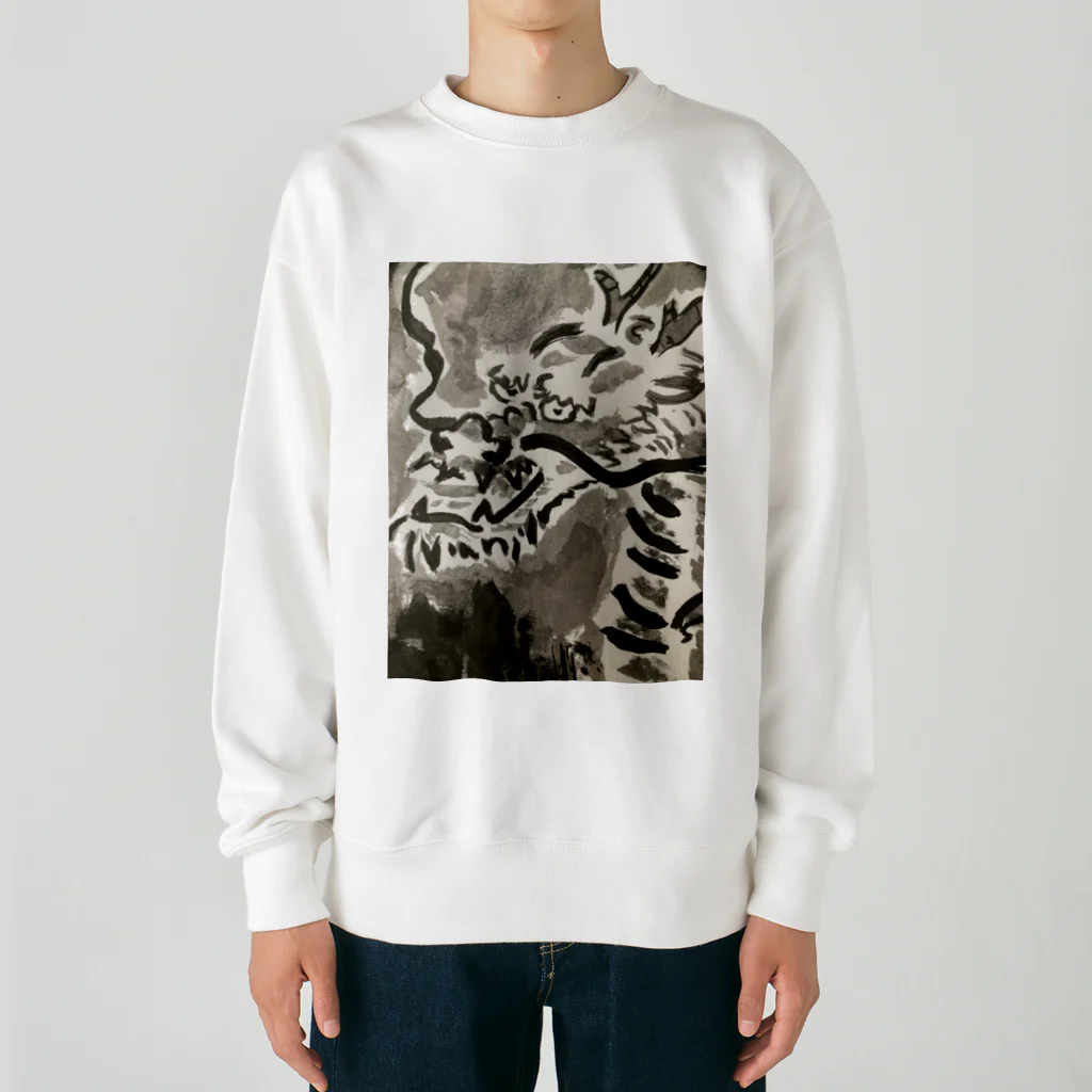 anao103の幸運の龍 Heavyweight Crew Neck Sweatshirt