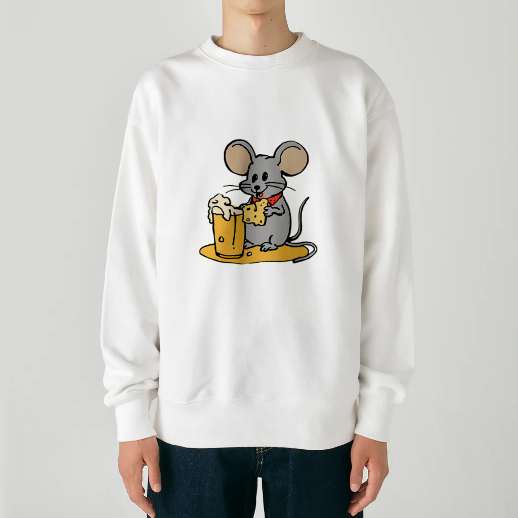 JaJaJackのビールにはチーズをつまみに Heavyweight Crew Neck Sweatshirt