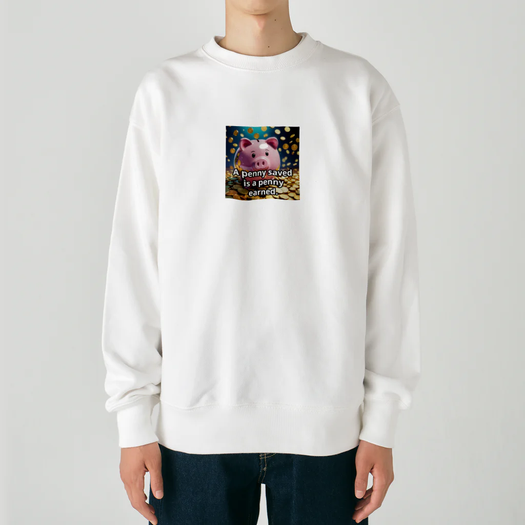 BOSEKIの節約したペニーは稼いだペニーに等しい。 Heavyweight Crew Neck Sweatshirt