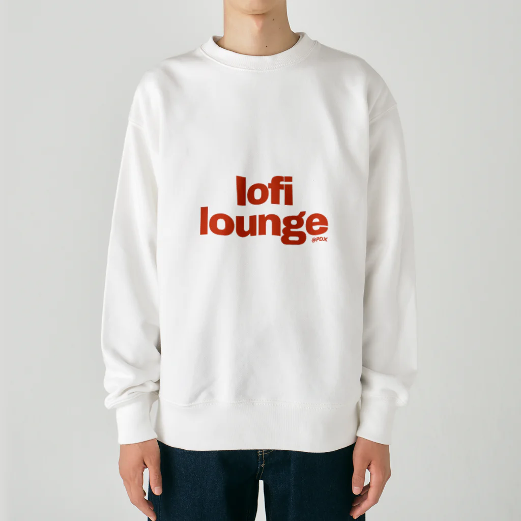 Lofi LoungeのLofi Lounge 赤 Heavyweight Crew Neck Sweatshirt