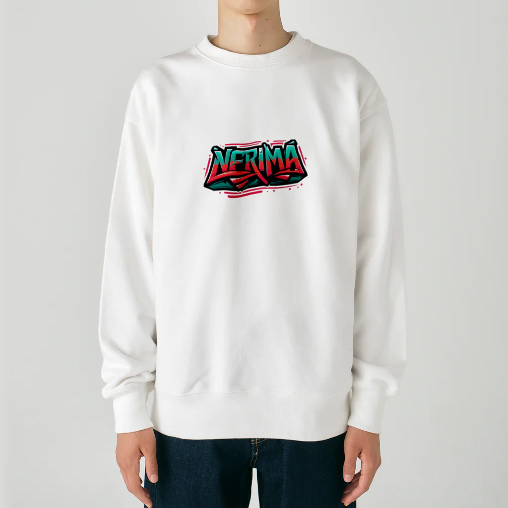 ore-journalのHipHopのグラフィティのロゴ「NERIMA(練馬)」 Heavyweight Crew Neck Sweatshirt