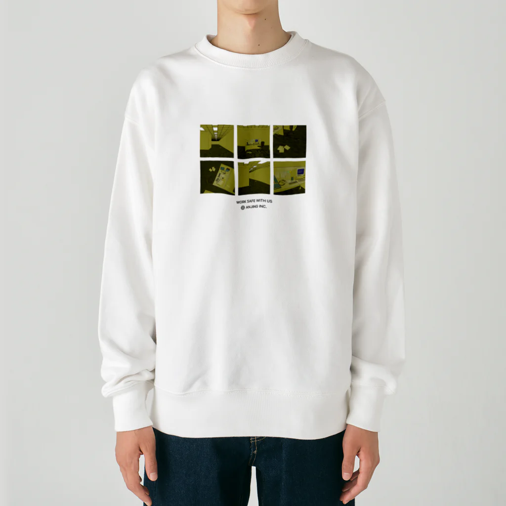 akupunyagaramのANJING INC. MERCH / Pixelated version ヘビーウェイトスウェット