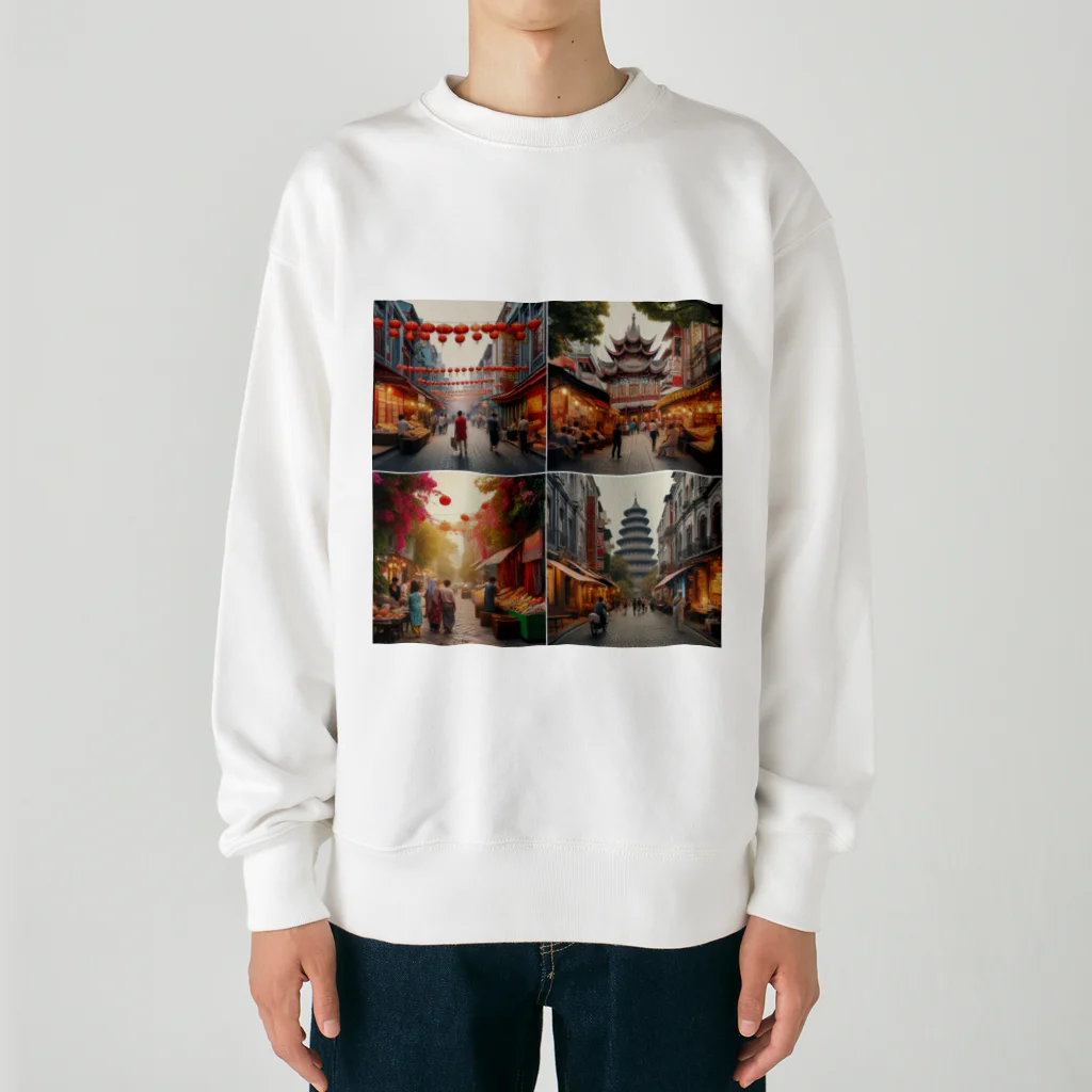 ac0dの絵画 Heavyweight Crew Neck Sweatshirt