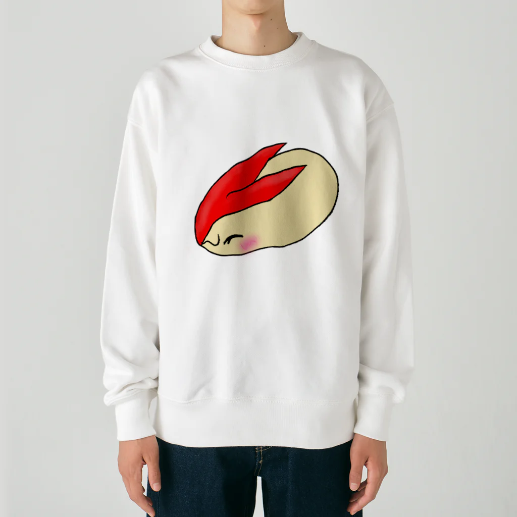 Lily bird（リリーバード）の優しいうさぎリンゴちゃん Heavyweight Crew Neck Sweatshirt