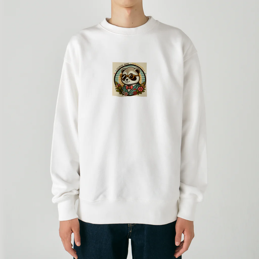 KAWAII SHOPのOSHARE RACCOON Heavyweight Crew Neck Sweatshirt