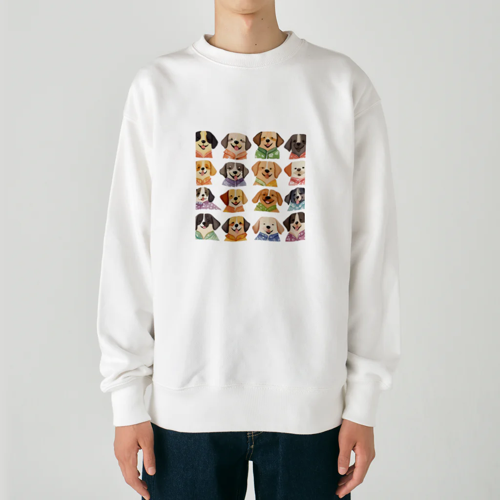 ハワイライフのアロハシャツ犬 Heavyweight Crew Neck Sweatshirt