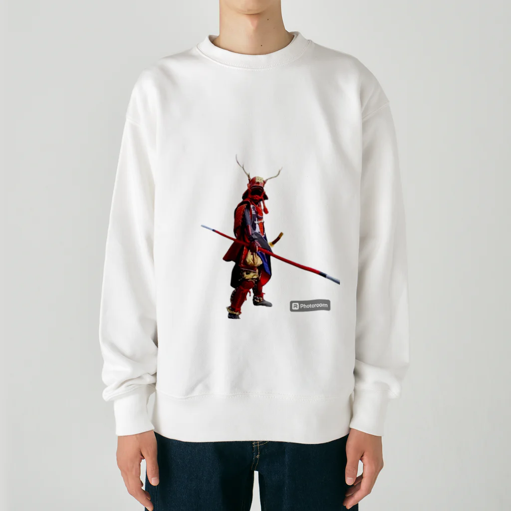 Yukimurakun「Samurai」の真田幸村 Heavyweight Crew Neck Sweatshirt