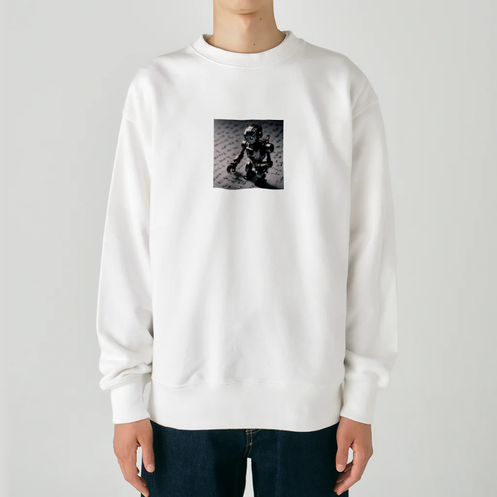 Yuelの作曲ロボット Heavyweight Crew Neck Sweatshirt