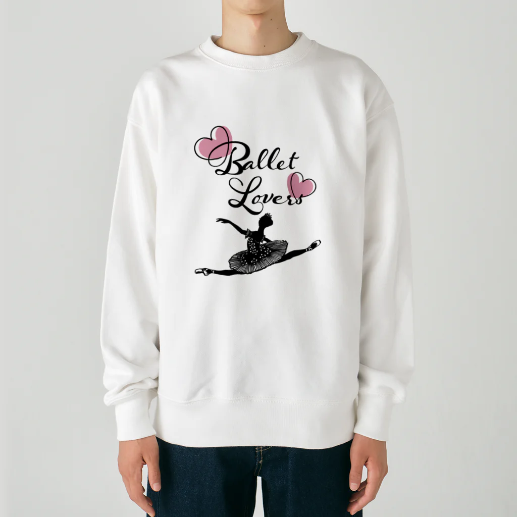Saori_k_cutpaper_artのBallet Lovers Ballerina Heavyweight Crew Neck Sweatshirt