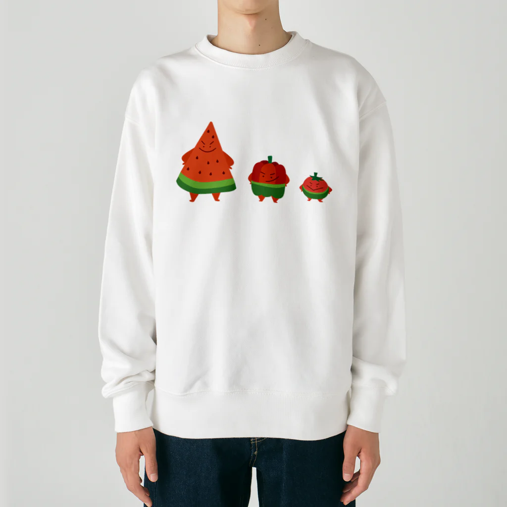 yuuhaの夏野菜 Heavyweight Crew Neck Sweatshirt