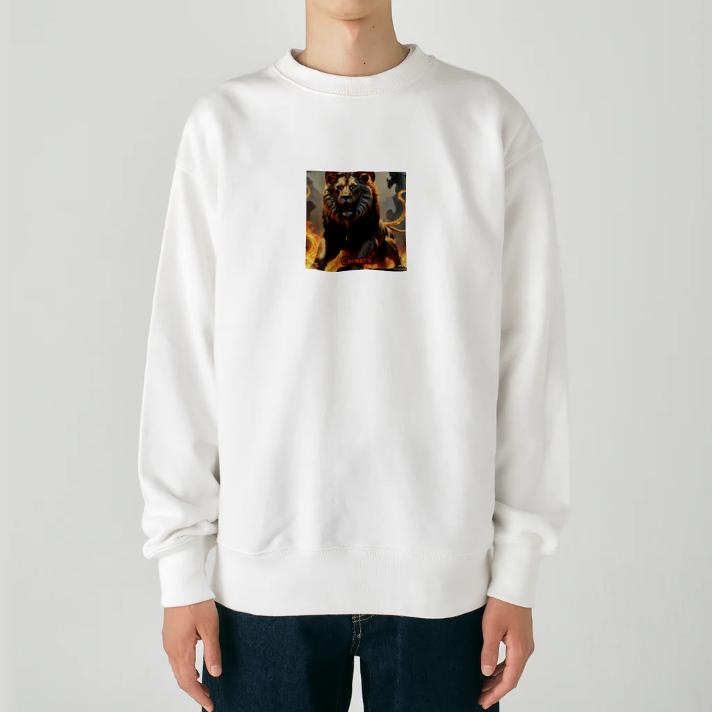 nkbg50のモンスターシリーズ（リアル）：Chimera Heavyweight Crew Neck Sweatshirt