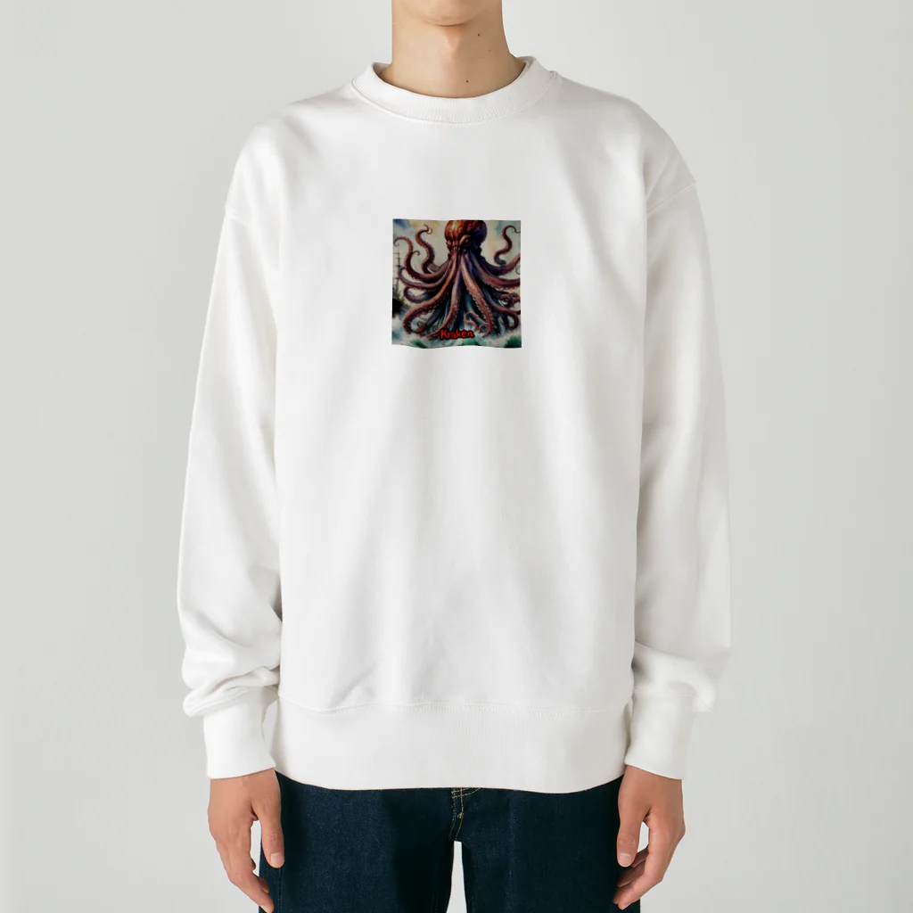 nkbg50のモンスターシリーズ（リアル）：Kraken Heavyweight Crew Neck Sweatshirt