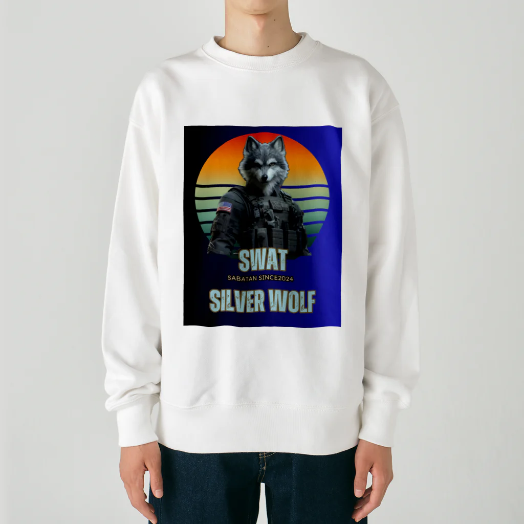 SaBATaNのSWAT シルバーウルフ1 Heavyweight Crew Neck Sweatshirt