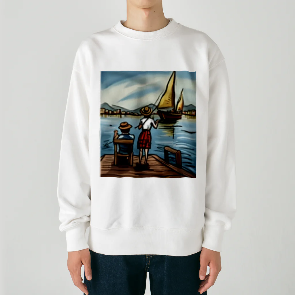 Ppit8の夏の思い出 Heavyweight Crew Neck Sweatshirt